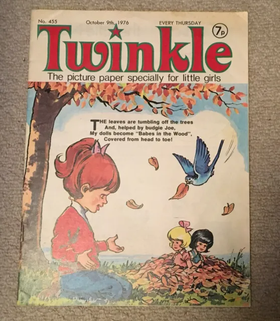 Vintage Comic - Twinkle - Issue No 455 - 9th October 1976 - Great birthday gift