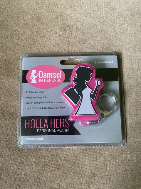 NEW IN BOX damsel in defense Holla Hers Personal Alarm Safety