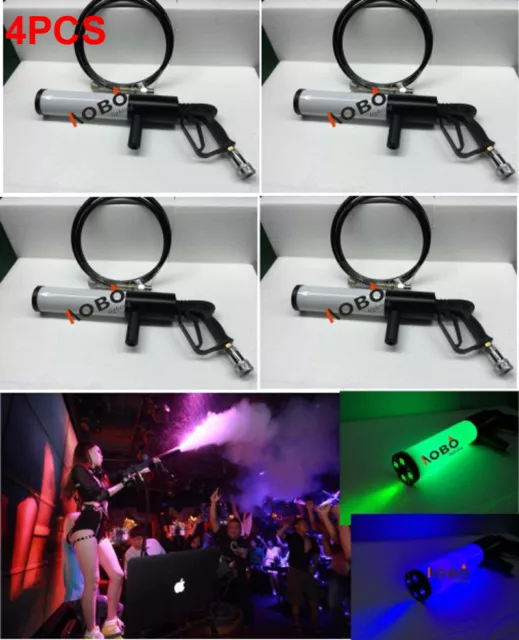 4x pistolet CO2 portable machine à jet CO2 pour DJ Disco fête effet scène événement