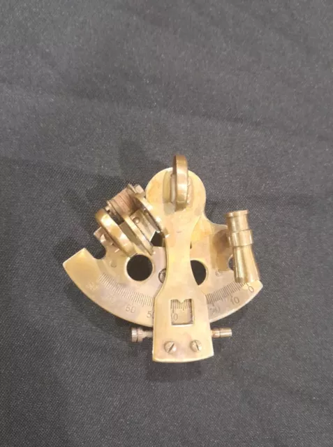 Solid Brass Nautical Mini Sextant