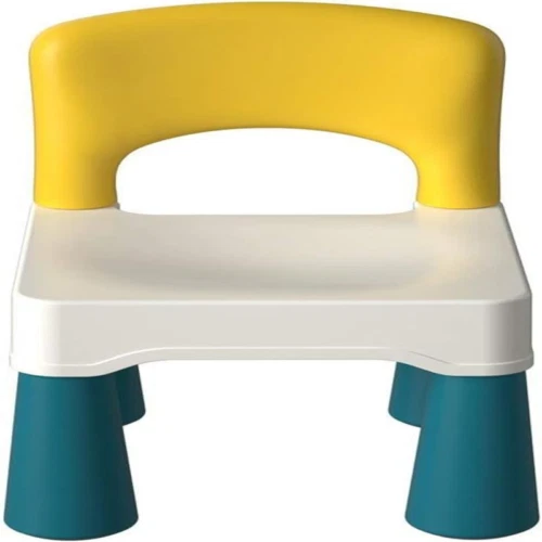 Burgkidz Sedia Bambini, Sedia Bambino In Plastica con 26D x 25,5W x 43H cm, Verde