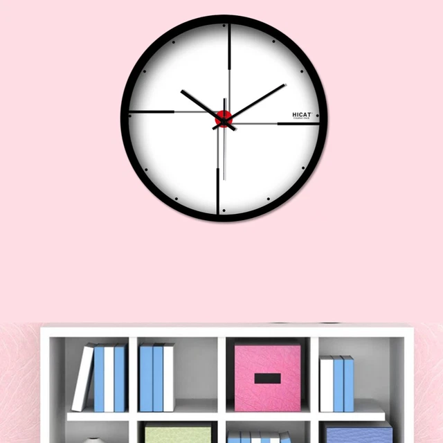 Horloge murale créative grande horloge murale muette horloge de salon moderne 10