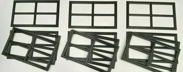 12 Amarr Stockton Short Panel Replacement Inserts for AMARR Garage Doors Black