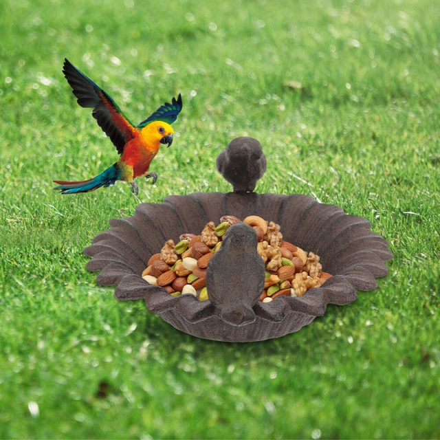 Alimentador de aves de jardín soporte de alimento para pájaros alimento para pájaros jardín alimentador para pájaros