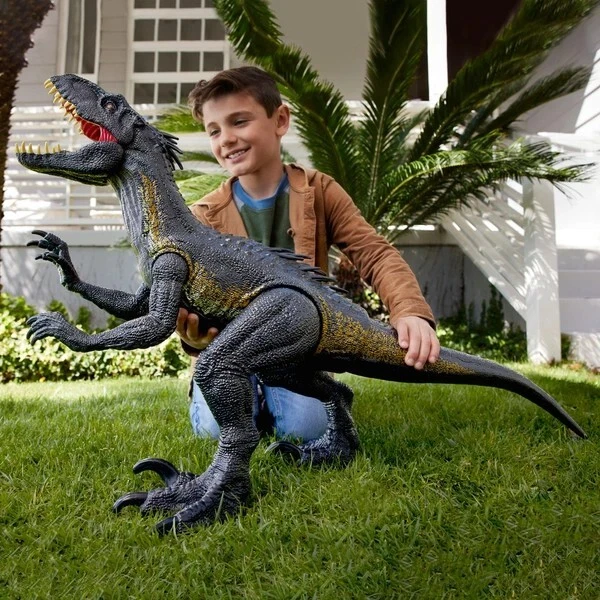 Jurassic World Super Colossal GWD68 - Dinosauro Gigante Snodato, Giocattolo Per Bambini Dai 4 Anni, Multicolore, 98 Cm - Foto 2