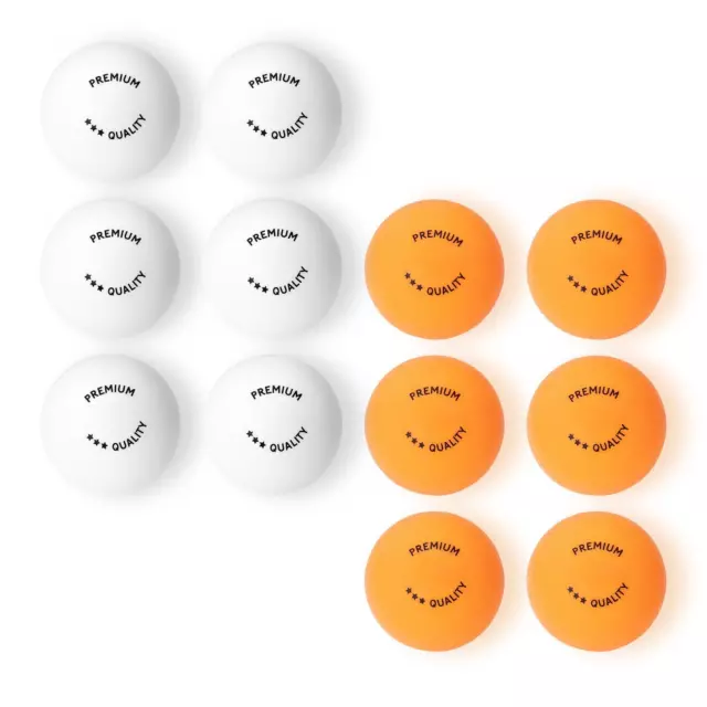 Bolas Tenis de Mesa 3 Sterne-Qualität 40MM Blanco Naranja Ping-Pong Ball Pimpón