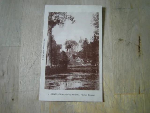 carte postale chatillon sur seine (cote-d'or) chateau marmont