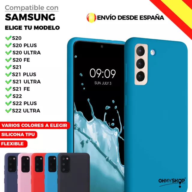 Funda Para Samsung S20 S21 S22 Plus Ultra 5G FE Carcasa Silicona Flexible Ligera