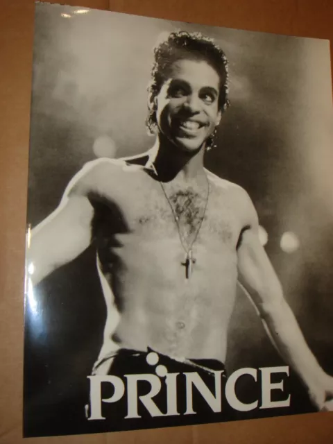 PRINCE terrific 10"x8" B&W Press promo photo, v.g.c.