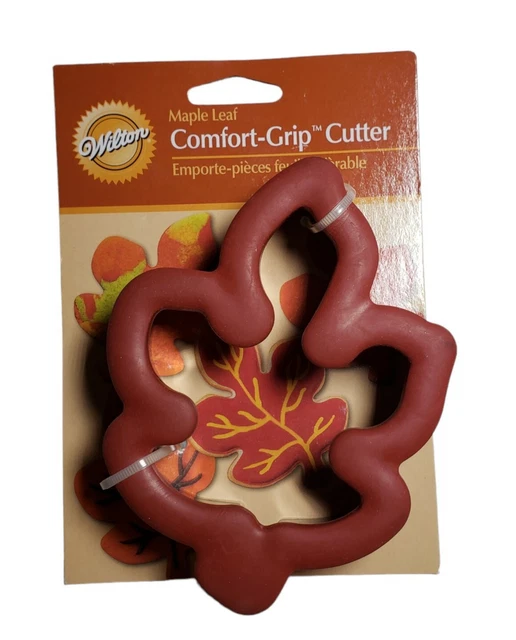 NEW Wilton Comfort Grip COOKIE CUTTER Maple Leaf - Large 5" - AUTUMN FALL SEASON