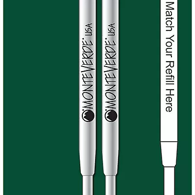 MONTEVERDE Capless Gel Refill To Fit Montblanc (Blister of 2) - NEW