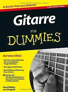 Gitarre für Dummies (Fur Dummies) von Phillips, Mar... | Buch | Zustand sehr gut