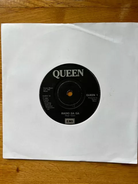 Queen- Radio Ga Ga/I Go Crazy QUEEN1 1984 7”