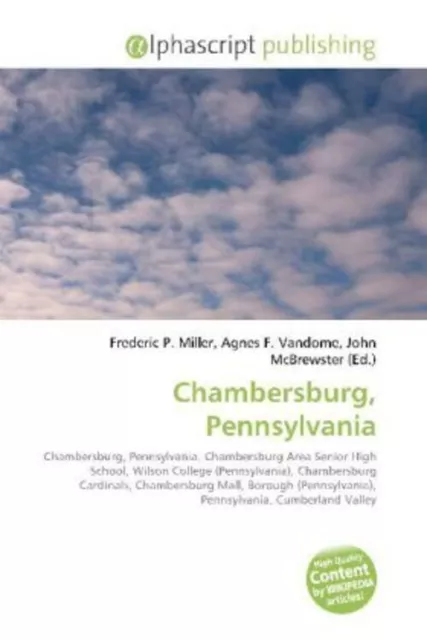 Frederic P. Miller (u. a.) | Chambersburg, Pennsylvania | Taschenbuch | Englisch