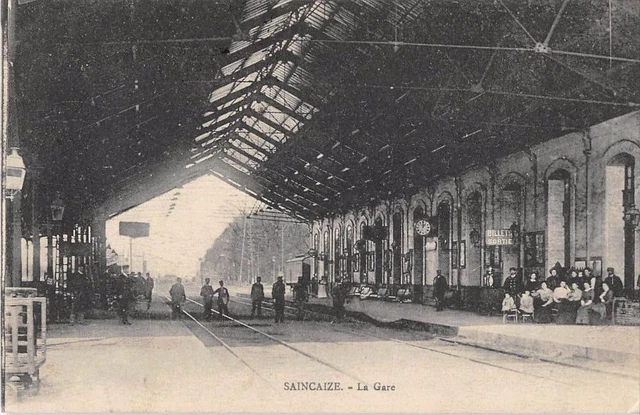 Cpa 58 Sancaize La Gare