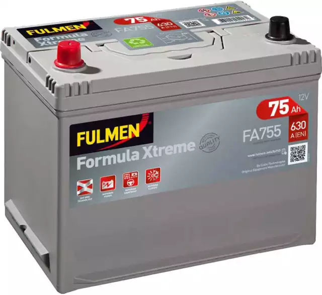 Batterie Fulmen Formula Xtreme 75Ah/630A (FA755)