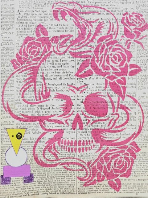 Blink Friction by Sarnia de la Maré Street Art Tattoo Skull Snake with Sigil New