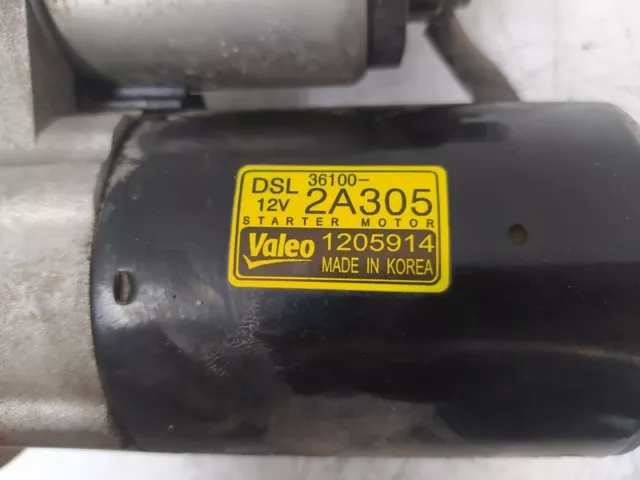 2A305 motor arranque para KIA CEED 1.6 CRDI 128 2015 VALEO 139405 2