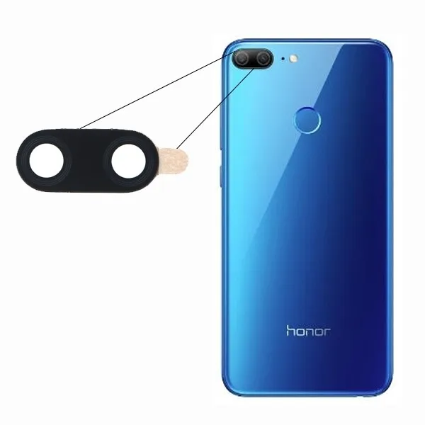 For Huawei Honor 9 Lite Back Rear Camera Lens Glass Cover + Adhesive AL00 AL10