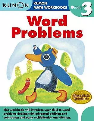 Grade 3 Word Problems; Kumon Math Workbooks - paperback, 9781934968628, Kumon