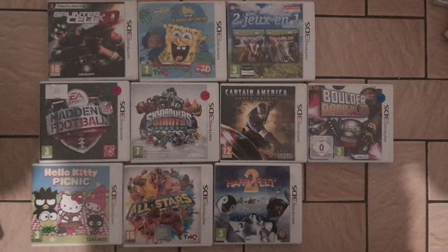Lot De 10 Jeux Nintendo DS - Jeu "LEA" Et Autres - Très Bon État - Boîtes & Instructions