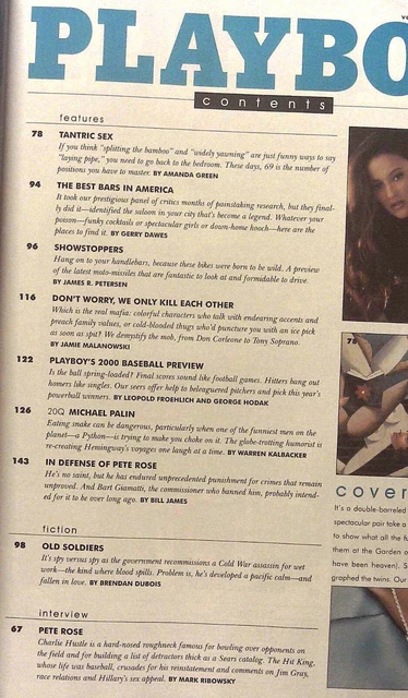 PLAYBOY US MAY 2000 BENTLEY TWINS SANDY &MANDY Ivonne Armant BROOKE