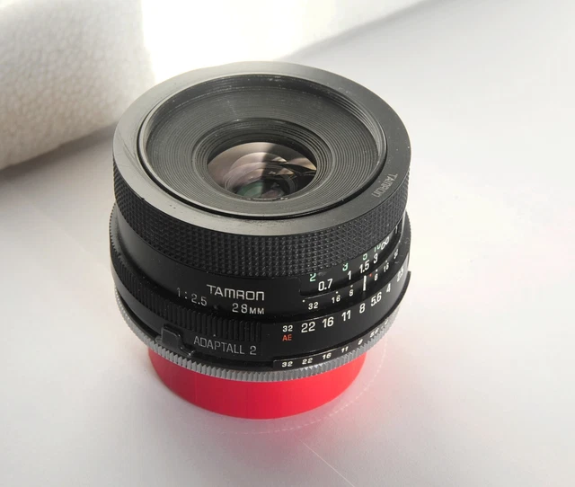 Objectif TAMRON 28 mm  1:2.5, monture ADAPTALL 2 PENTAX K