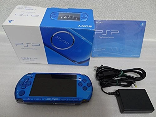 PSP PLAYSTATION PORTABLE Vibrant Blue PSP-3000 VB Condition Boxed 