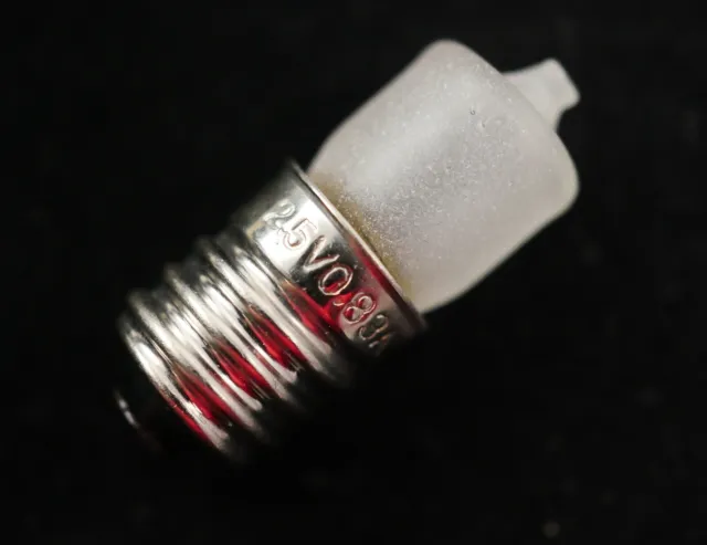 HALOGEN bulb 2.5V 0.8A screw base FROSTED for viewers Realist View-Master