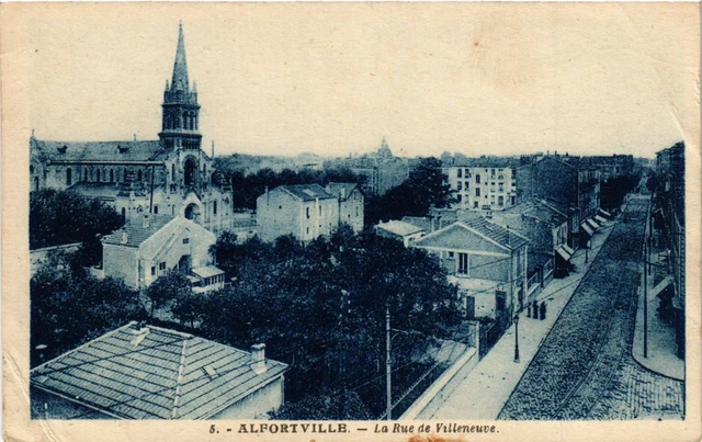 CPA Alfortville - La Rue de Villeneuve (275267)