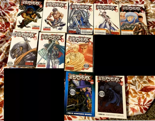 Berserk Volume 1-5 Collection 5 Books Set (Series 1) by Kentaro Miura