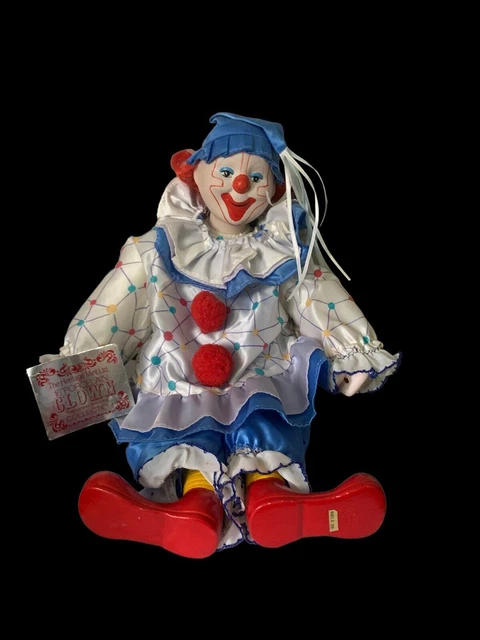 The Heritage Mint LTD "Happiness and Love" Collection 16" Porcelain Clown 1989.