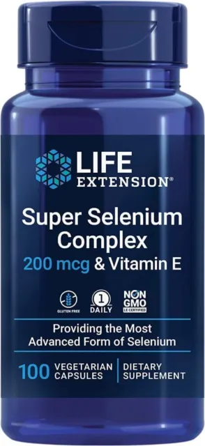 Life Extension Super Selenium Complex 200 mcg & E- 100 Kap (39,75 EUR/100 g)