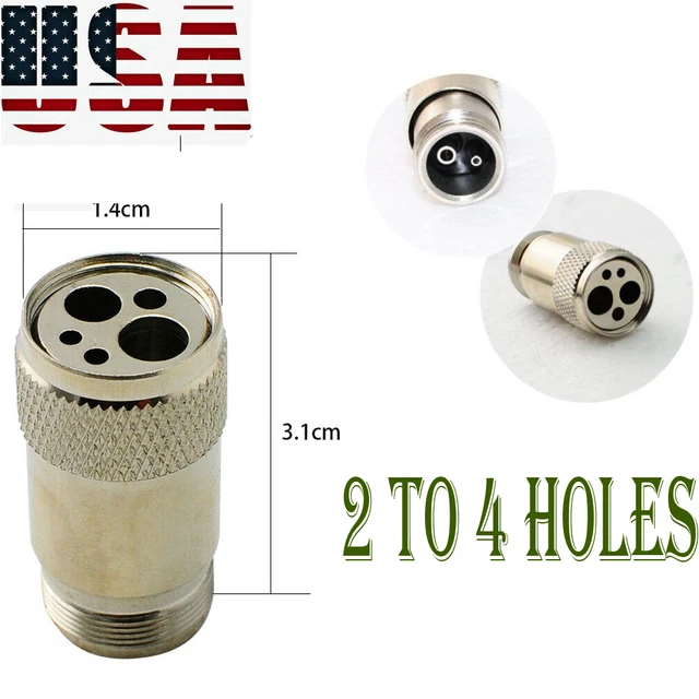 High Fast Speed Handpiece Tubing Adapter Changer 2H to 4H For Dental Application