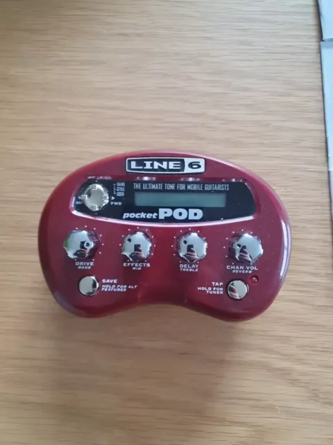 Line 6 Pocket Pod Guitar Multi Effects Pedal & Power Supply