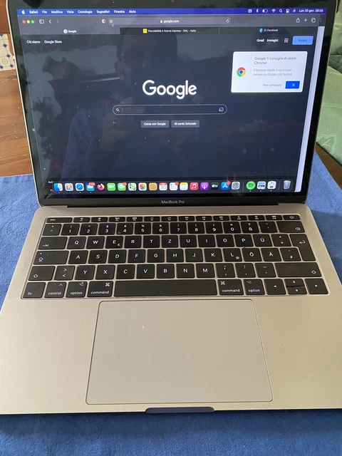 Apple MacBook Pro13’ Inch 2017 2.3 GHZ Intel Core I5 Dual Core 8g