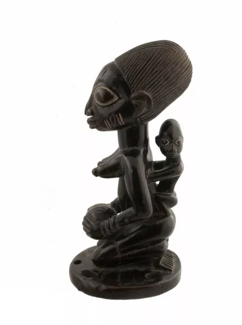 Statue Africaine - Maternité - Yoruba - Bois - Culte Fétiche africain  #60