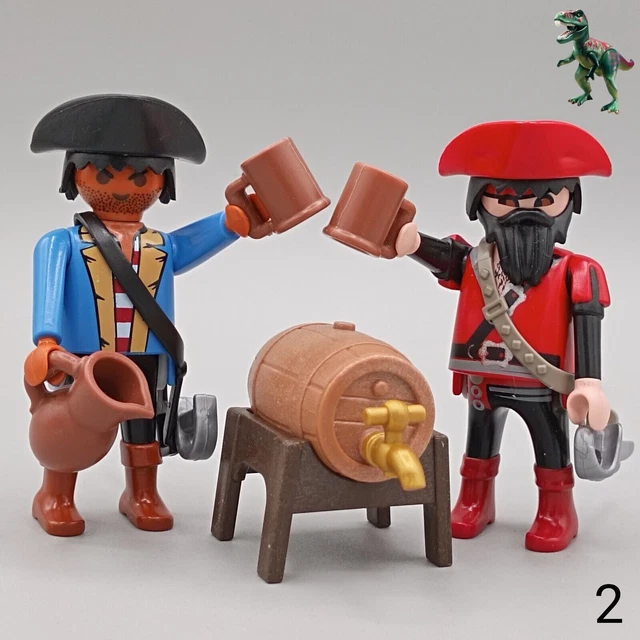 PLAYMOBIL PIRATAS CERVEZA Marineros Barril Tonel Jarras Taberna Bar EUR playmobil-piratas-cerveza-marineros-barril-tonel-jarras-taberna-bar-eur