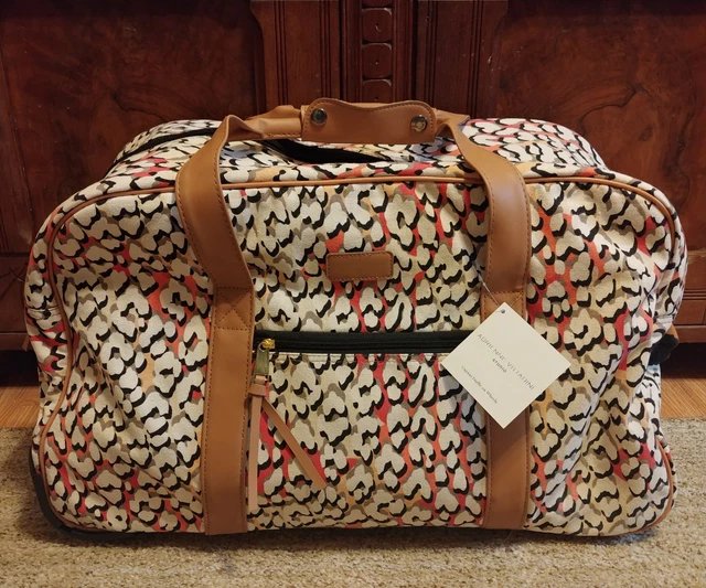 Adrienne vittadini canvas duffle 2025