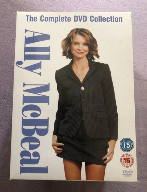 ALLY McBEAL THE COMPLETE COLLECTION SEASONS 1-2-3-4-5. BOX SET 30 DISCS.