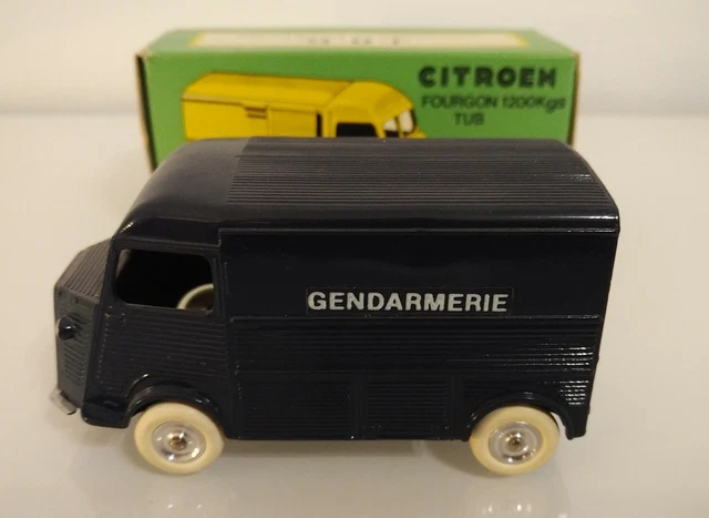 Citroën Type H HY Gendarmerie 1/43 CIJ JRD – Miniature Militaire 1985