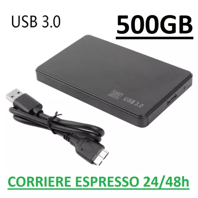 SEAGATE USB 3.0 ULTRA VELOCE 6Gb/s 7200rpm HARD DISK ESTERNO 500GB 2,5 PORTATILE