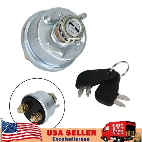 Master Disconnect 7N0718 7N-0718 Ignition Switch For Caterpillar Cat W/2 keys E