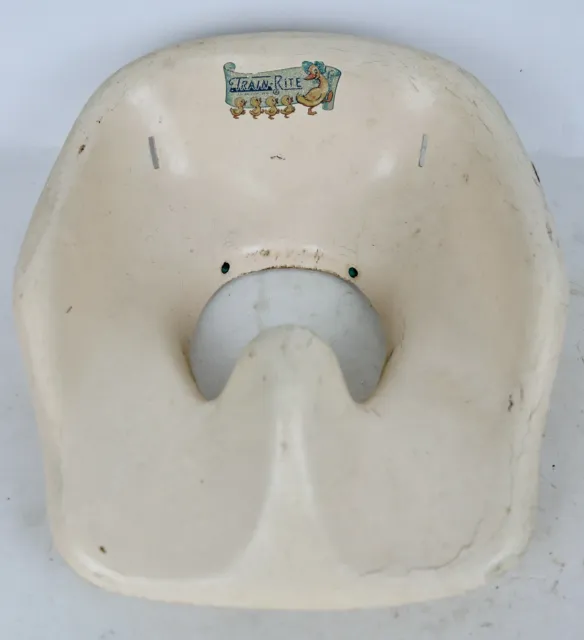 1940’s-50’s Baby Bathroom Potty Trainer Toilet Seat Moulded Products Train-Rite