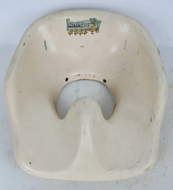 1940’s-50’s Baby Bathroom Potty Trainer Toilet Seat Moulded Products Train-Rite