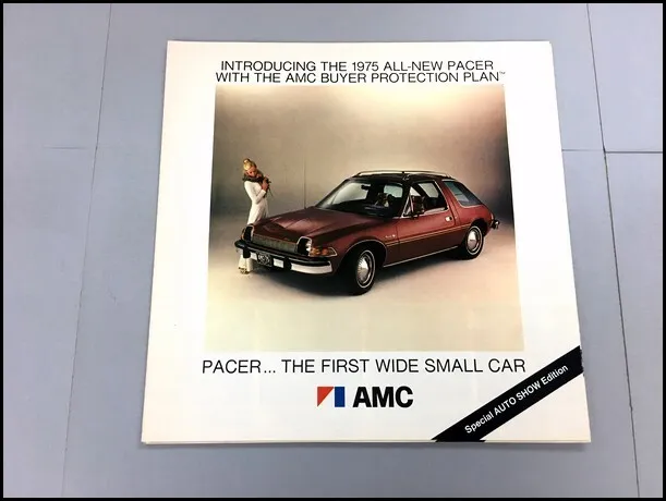 1975 AMC American Motors Vintage Pacer Car Sales Brochure Catalog
