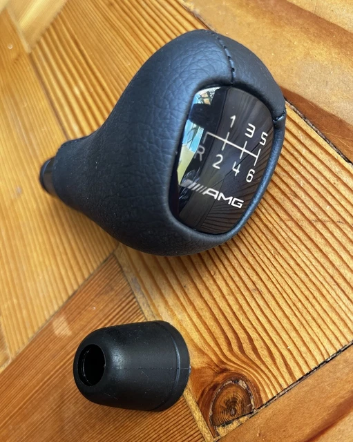 Manueller Schaltknauf Für Mercedes C/E-Klasse & GLK - Leder Chrom 8mm