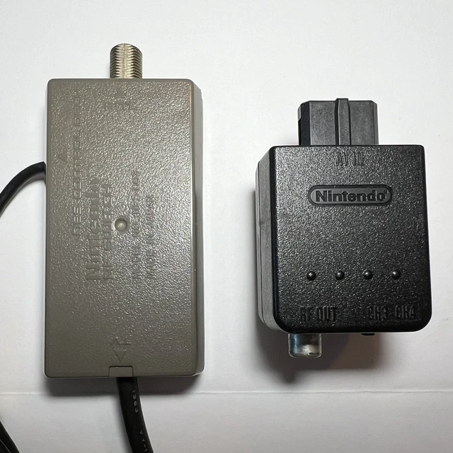 OEM NINTENDO 64 N64 RF Modulator NUS003 + RF Switch NES003 Genuine