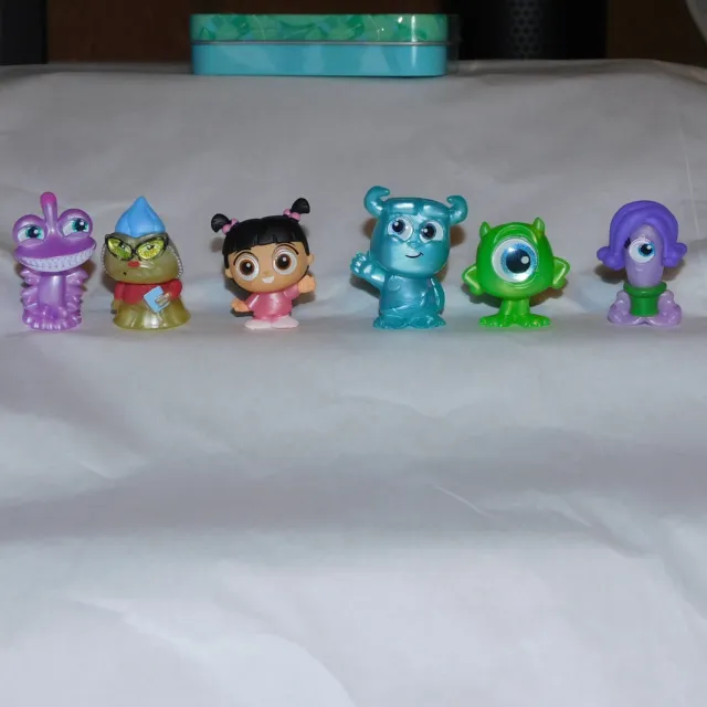 Disney Doorables 6 Figures Monsters Inc Boo Sulley Mike Roz Randall Celia