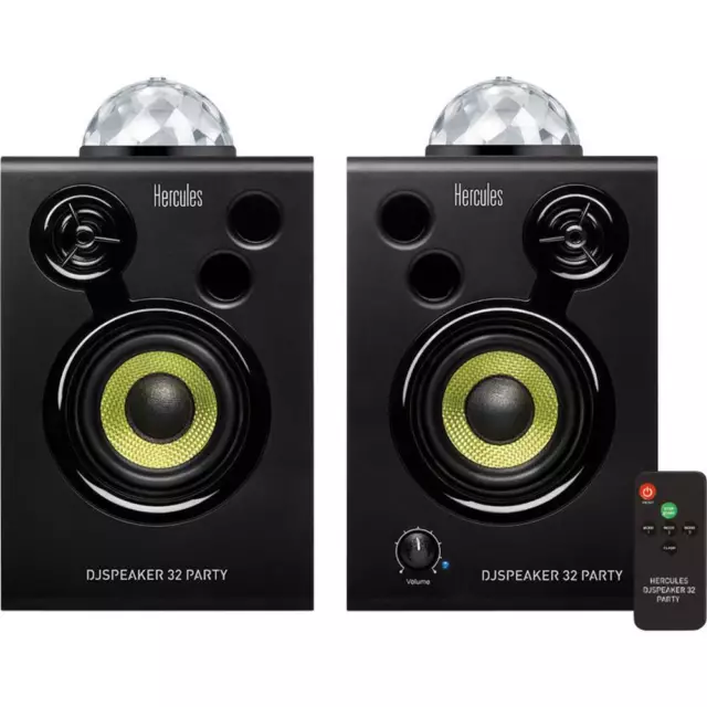 Hercules DJSpeaker 32 Party Aktiver Monitor-Lautsprecher 7.6 cm 3 Zoll 30 W 1